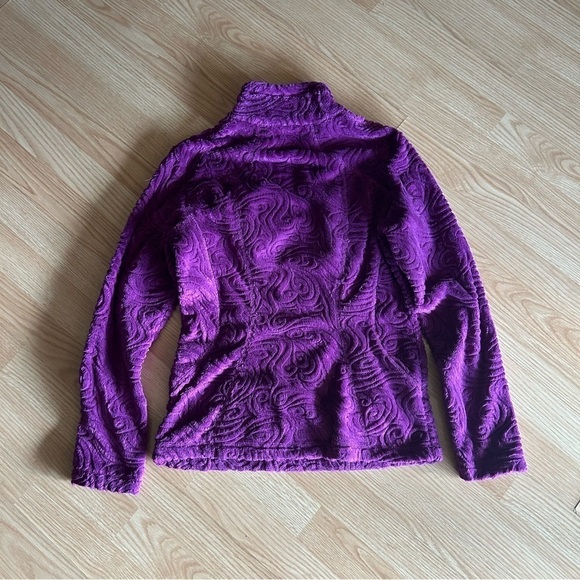 Athleta Purple Plush Fleece Half Zipped Jacket Women’s Small - Picture 9 of 9